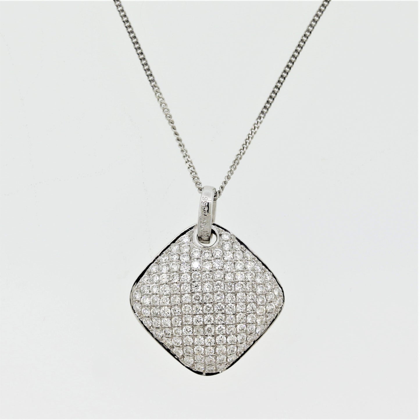 Fine Diamond Micro-Pave Gold Pendant