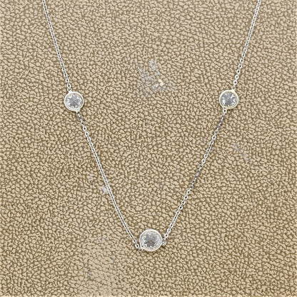 Diamond Gold ¡°3-Stone¡± Necklace